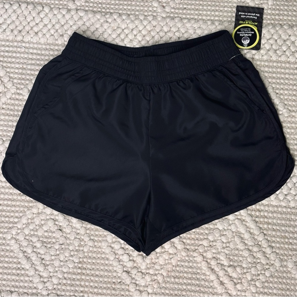 Sleek Black Women's Athletic Shorts Size XS - NWT